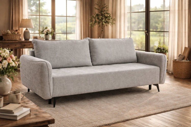 aranżacja sofa rozkładana Loki tkanina Astra 18