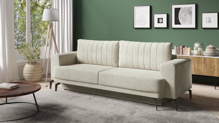Kanapa Luzano - tkanina Vogue 1 Cream - aranżacja