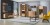 Szafka rtv loftowa Lamelo LA7 | Dąb Wotan + Czarny mat - aranżacja