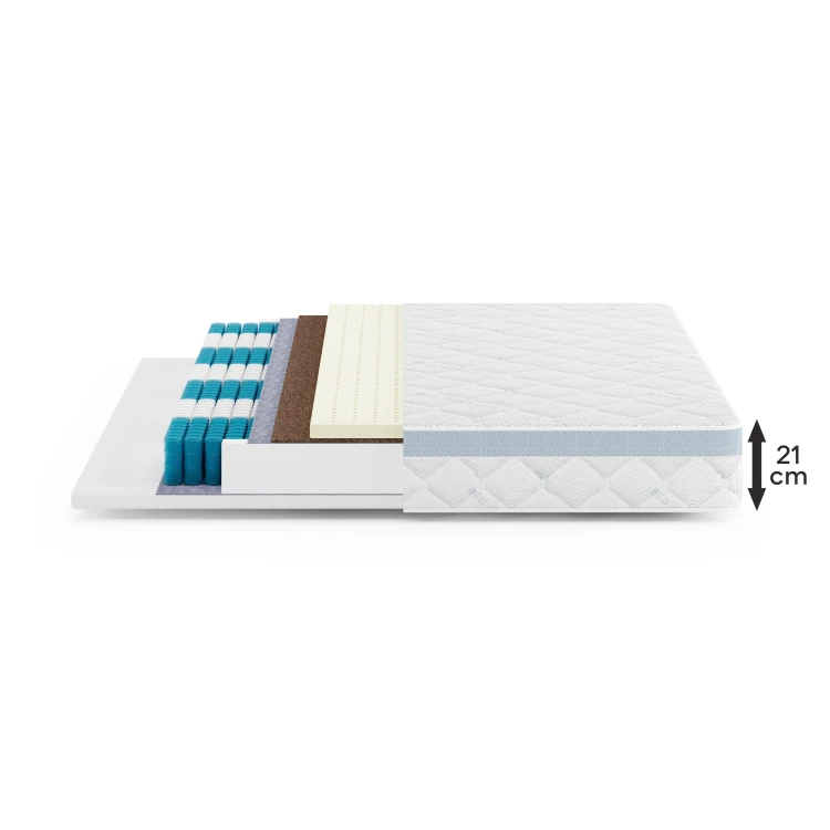 materac Mediro Care przekrój bok+wysokość